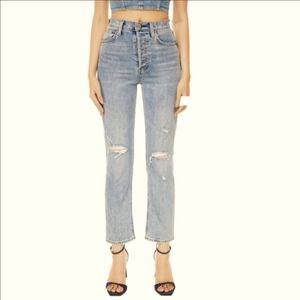 The Arlo High Rise Straight Denim Forum Jeans